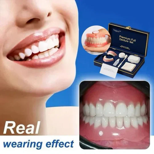 🌎Ends Today: 60% OFF! ⏰ Medical Full Denture with Strong Suctiond🦷Obtain American Dental Association (ADA) Certification