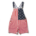 Celebrate Freedom: Iconic Flag Overalls!American Flag Overalls